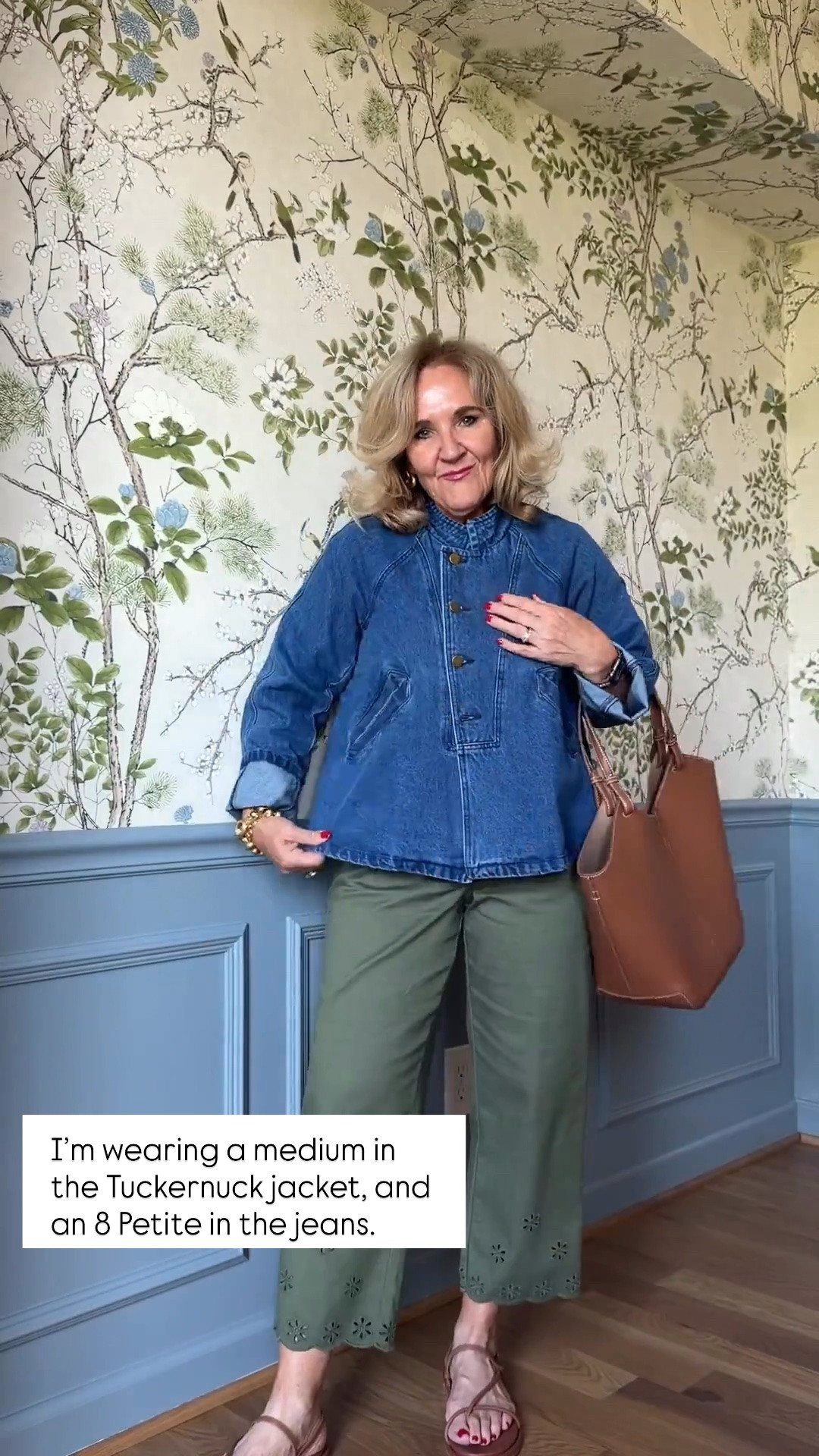 This is such an easy late summer outfit! I compared two favorite denim jackets, a splurge from Tuckernuck and a save from LOFT. The Tuckernuck jacket has a more structured, rigid denim feel, while the LOFT version is softer and more relaxed. I’m wearing a medium in the Tuckernuck jacket, Medium Petite in the LOFT jacket, and an 8 Petite in the jeans, which are on major sale!

💡 LTK MADE EASY
❤️ Heart = Support my posts!
🔖 Save = Get sale & restock alerts
📋 Lists = Keep favorites organized
📲 Share = Send lists and products to a friend. Hello, Christmas List!
💬 Comment = Ask me anything about what I’m wearing.:-)

#LTKootd #LTKOver40 #LTKSaleAlert