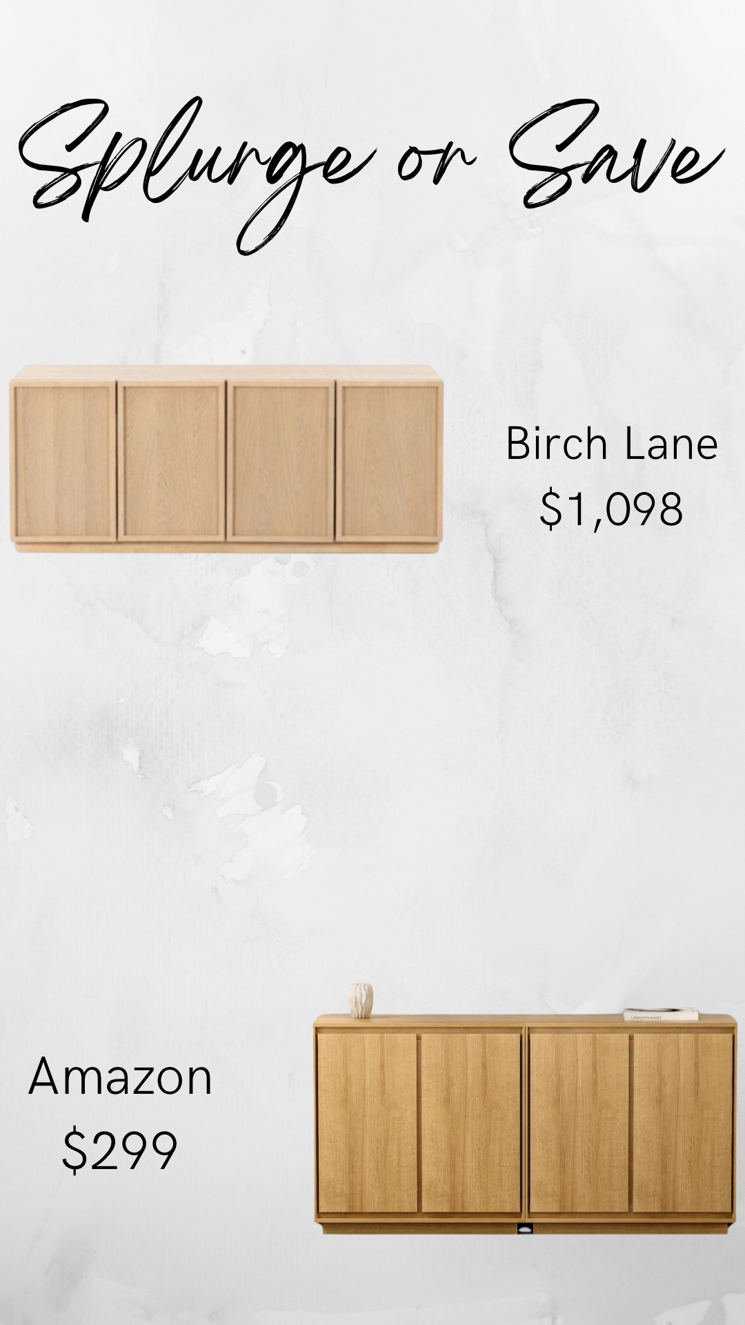 Splurge and Save

Tv media console/ credenza/ 

#LTKHome #LTKStyleTip