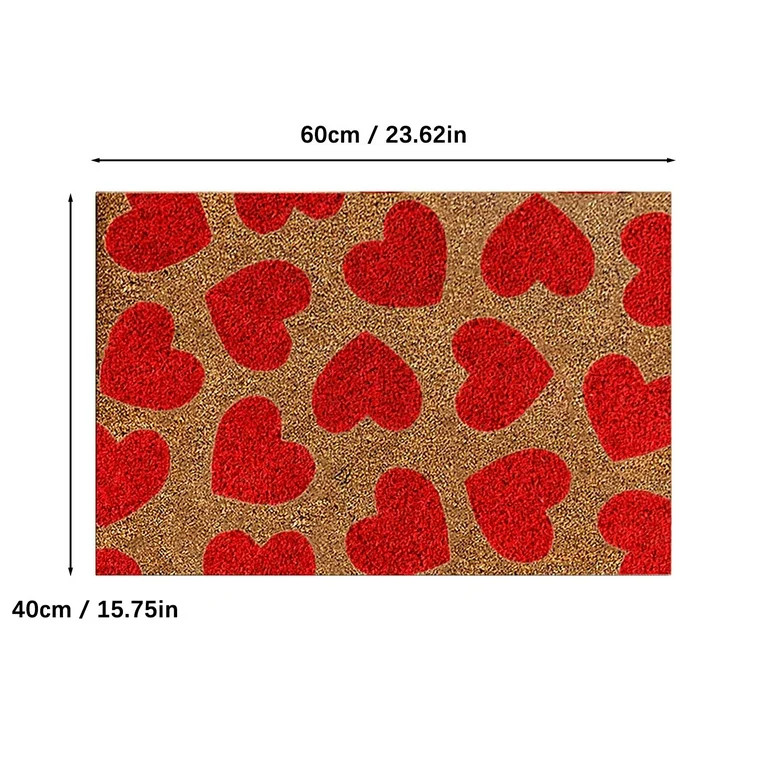 Outfmvch Valentine Door Mat Valentines Day Rug Valentines Day Kitchen Rugs Valentine Rug Valentin... | Walmart (US)