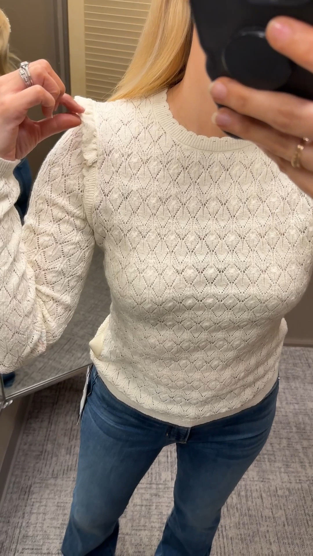 Cutest ruffle shoulder detail 
Nordstrom anniversary sale

#LTKSaleAlert