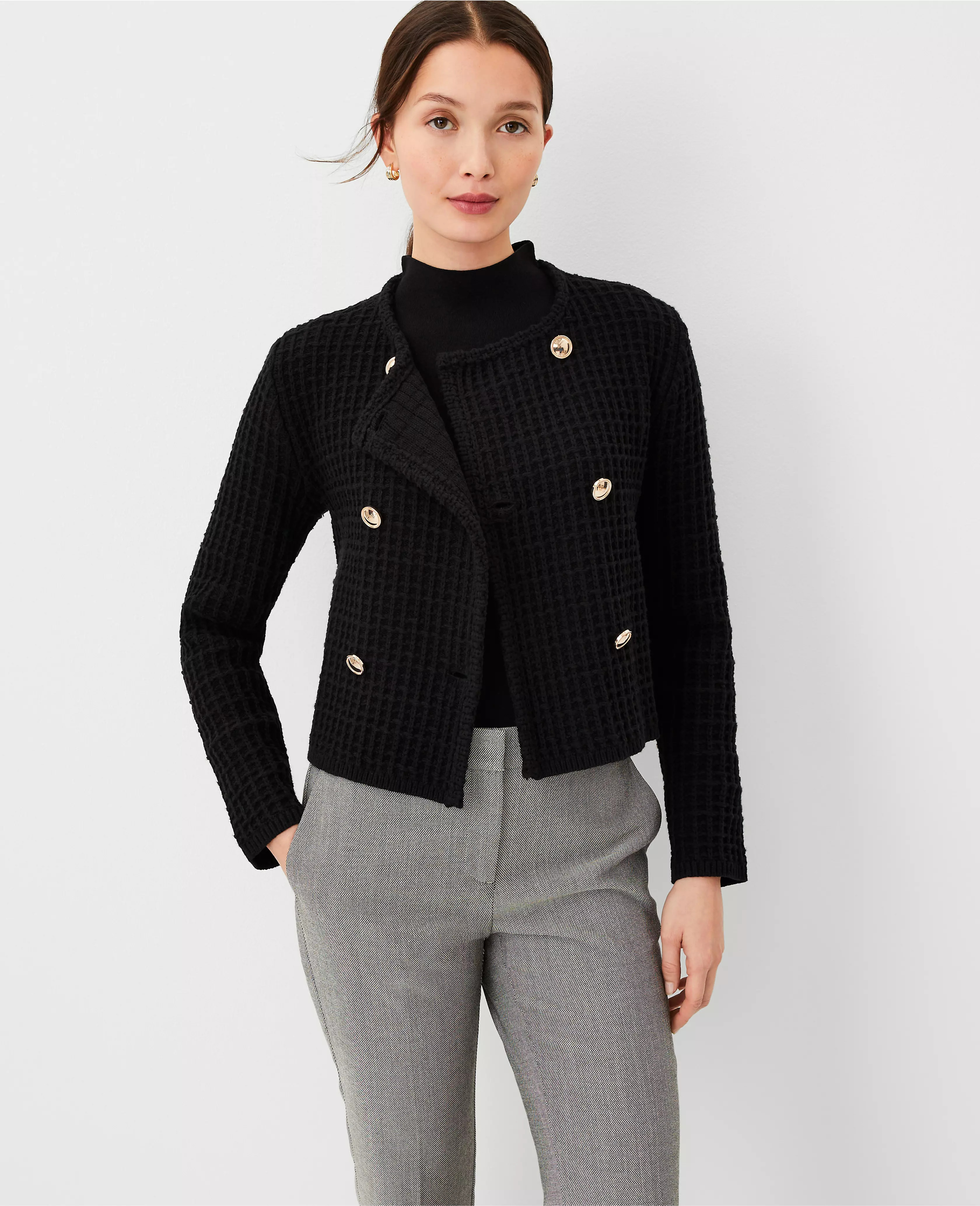 Geo Stitch Jacket | Ann Taylor (US)