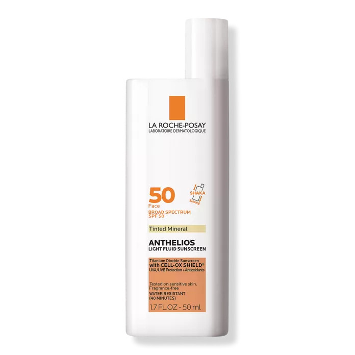 Anthelios Mineral Tinted Ultra Light Sunscreen Fluid SPF 50 - La Roche-Posay | Ulta Beauty | Ulta