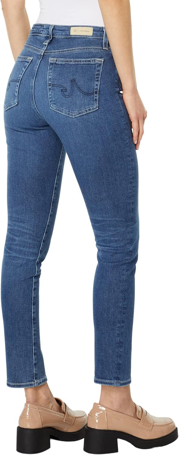 AG Adriano Goldschmied Women's Prima Mid Rise Cigarette Jean | Amazon (US)