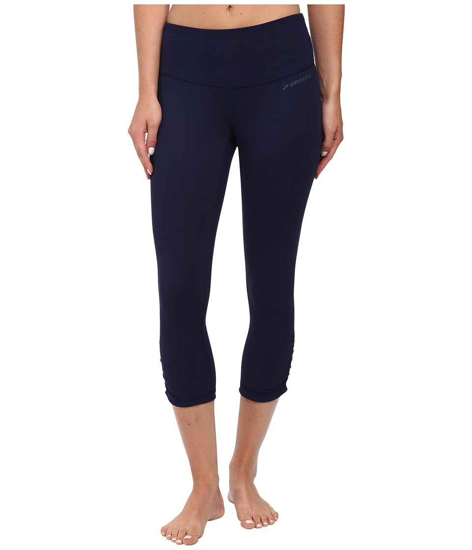 Brooks - Greenlight Capris (Navy/Navy) Women's Capri | Zappos