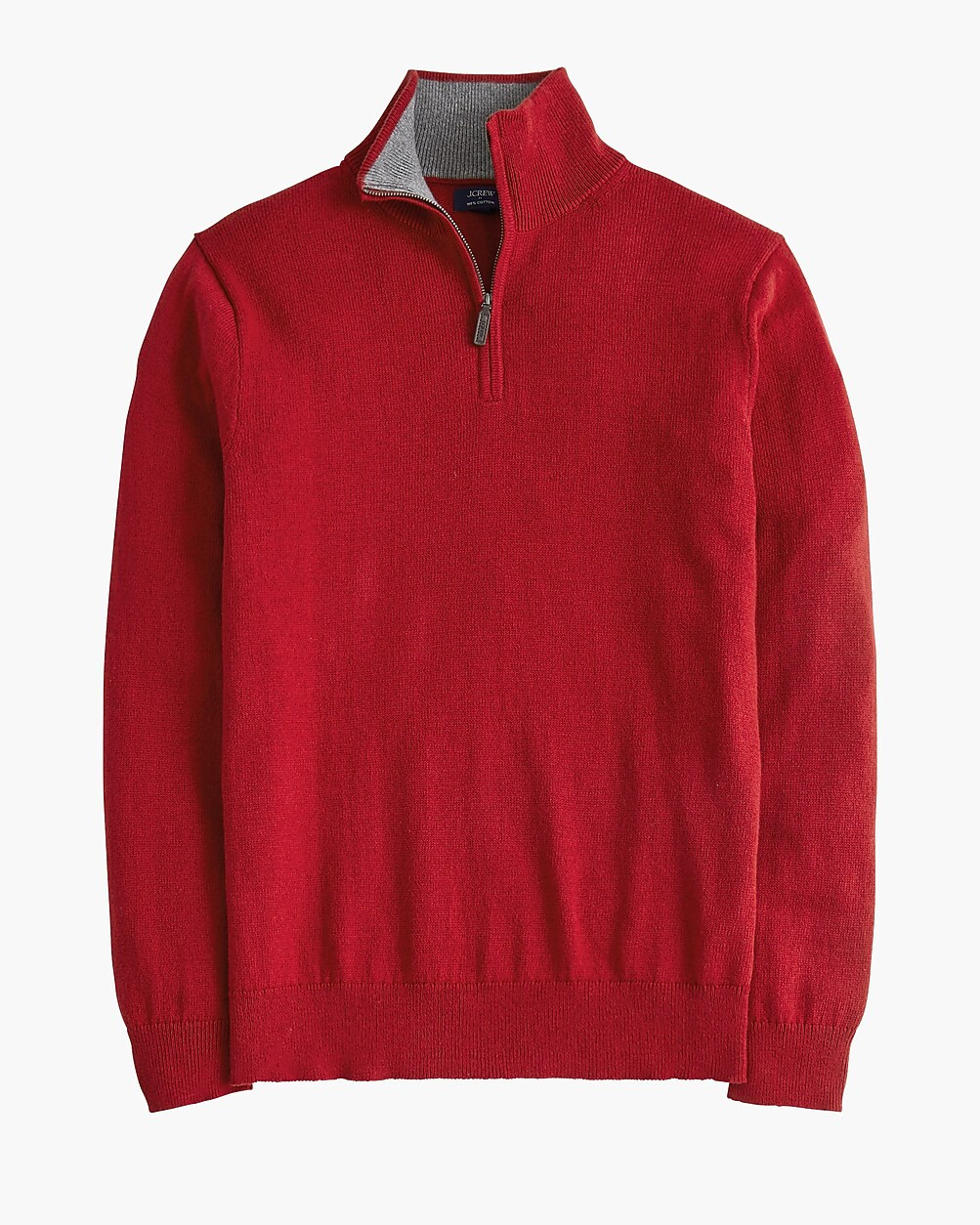 Cotton half-zip sweater | J.Crew Factory