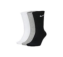 Nike Unisex Everyday Lightweight Crew Training Socks (3 Pair) | Amazon (US)