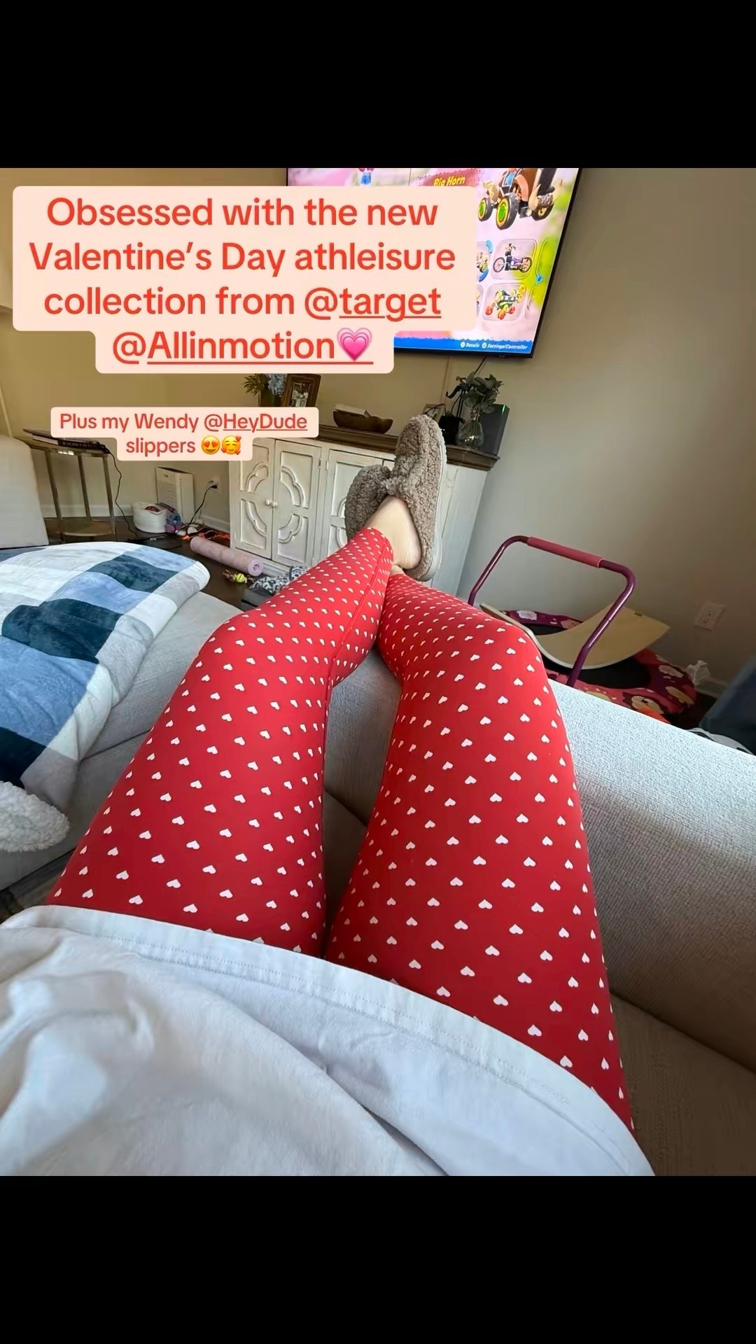 Target does it again 🥰❤️ wearing a Large in these leggings (I’m usually a 10/12), and these Hey Dude slippers run true to size!

#LTKmomlife #LTKootd #LTKFindsUnder50