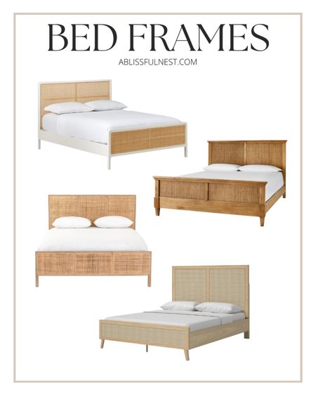 Bed frame roundup! Coastal style, rattan bed, woven, master bedroom, neutral furniture, new home, ideas, west elm, Wayfair, Serena and Lily 

#LTKSeasonal #LTKhome #LTKstyletip