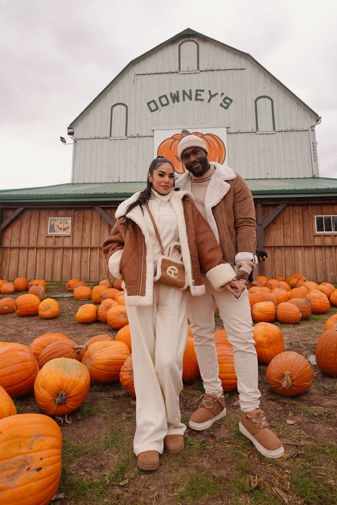 Fall and winter cozy brown and beige outfit! The ugg and telfar collab goes crazy! #falloutfit #couplesfashion #autumn 

#LTKSeasonal #LTKitbag #LTKHolidaySale