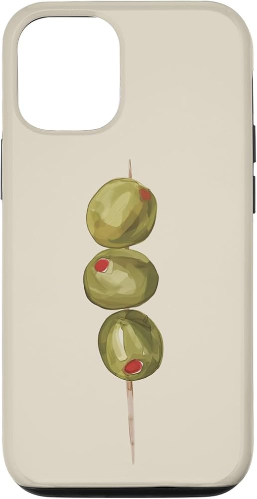 iPhone 14 Pro Retro Summer Gourmet Olive Martini Case | Amazon (US)
