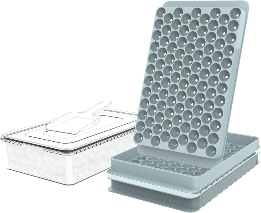 WIBIMEN Mini Ice Cube Trays, 0.55\u201d Tiny Pebble Ice for Iced Coffee & Cocktails, Fast Chill, ... | Amazon (US)