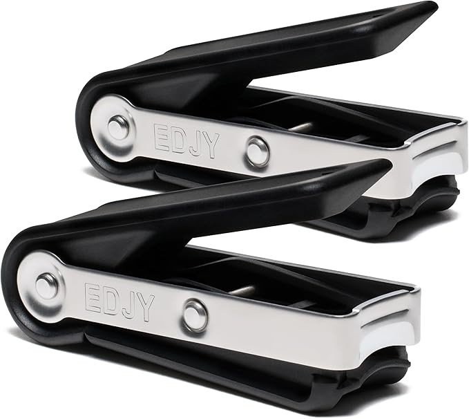 EDJY Fingernail Cutter - Precision Stainless Steel Nail Cutter for Fingernails | Sharp Blade, Erg... | Amazon (US)