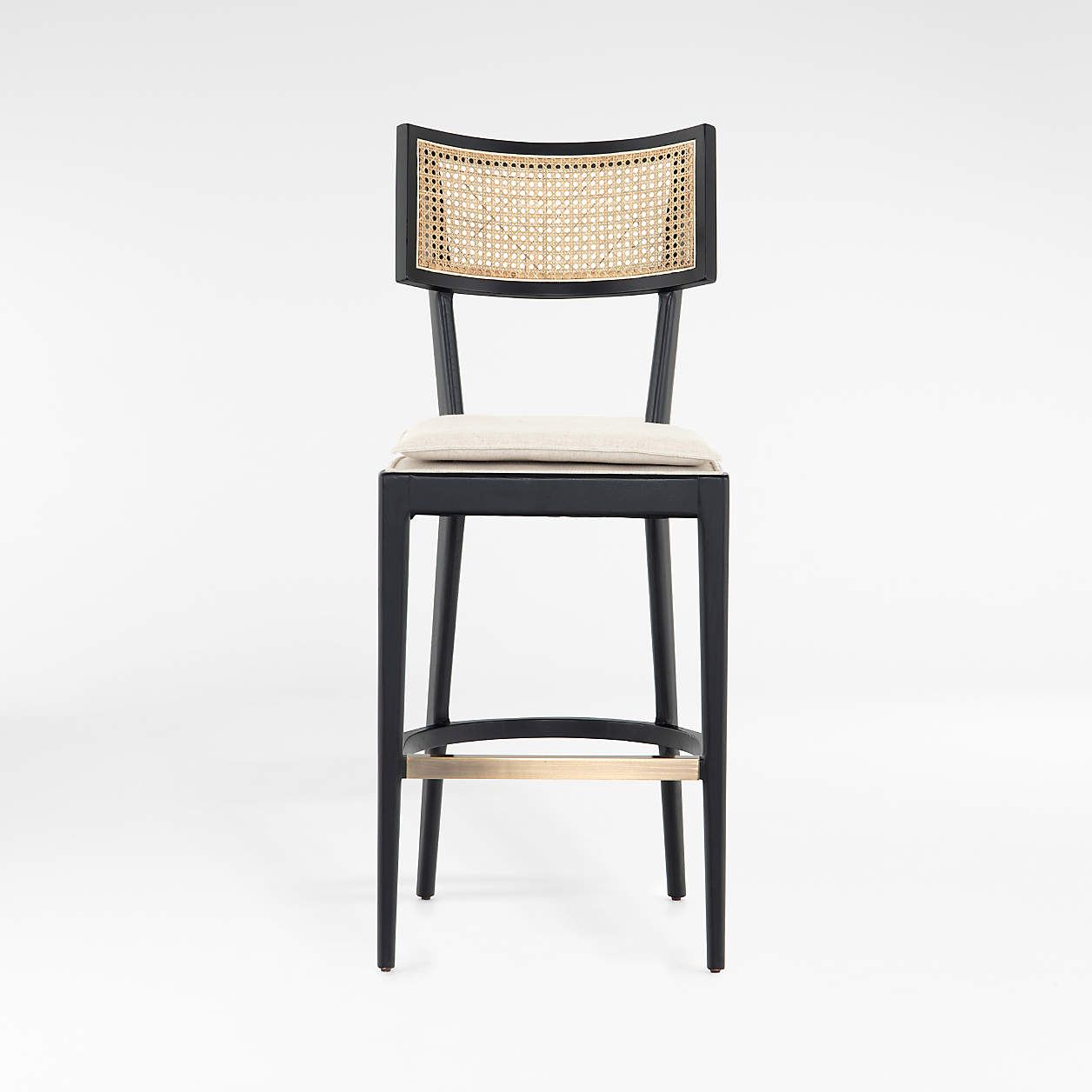 Libby Natural Cane Counter Stool + Reviews | Crate & Barrel | Crate & Barrel