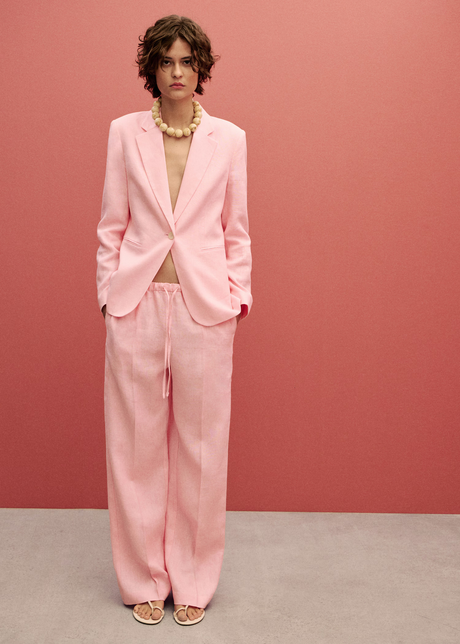 Linen suit blazer - Women | MANGO USA | Mango (US/MX/AU)