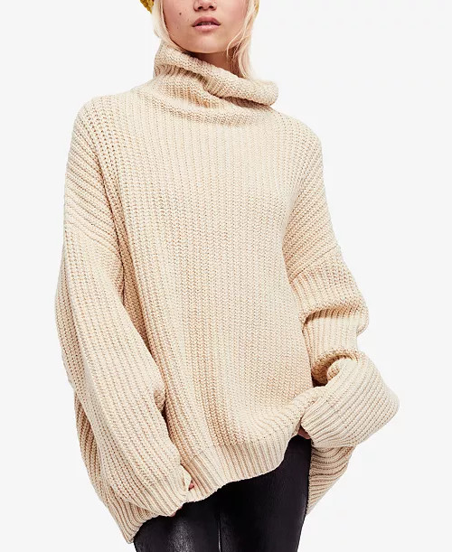 Free People Swim Too Deep Oversized Sweater - Macy's | Macy's