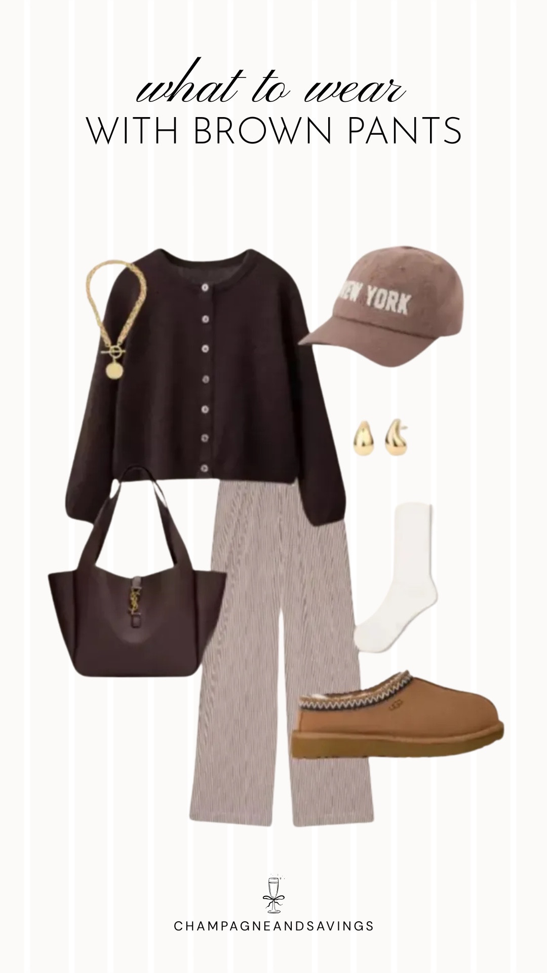 Brown pants outfit

#LTKootd
