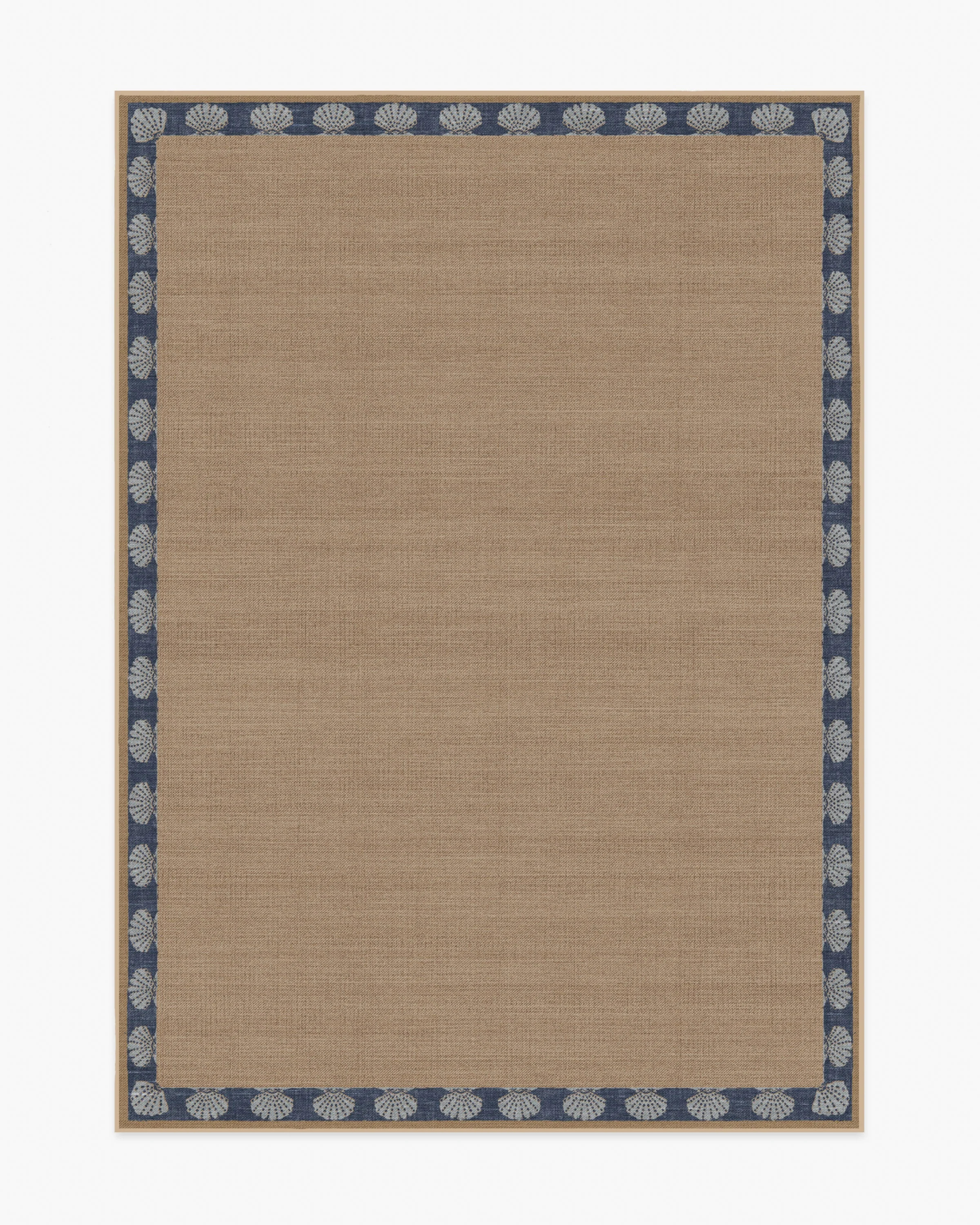 Shelley Slate Blue & Natural Re-Jute Rug | Ruggable