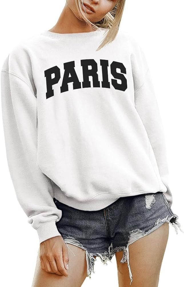 TeesAndTankYou Paris College Style Sweatshirt Unisex | Amazon (US)