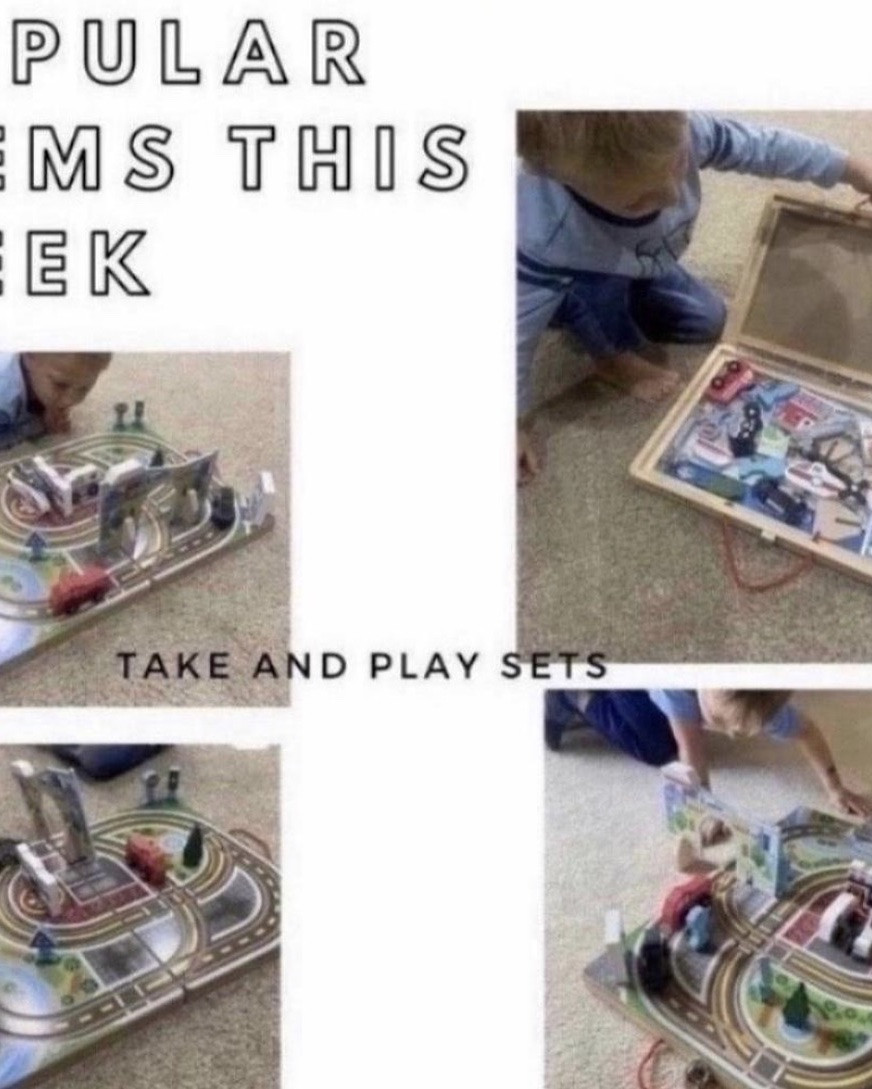 Toddler Boy - gift idea this take along town is so much fun and my son comes up with great imaginary scenarios when he plays with this. It all folds up and stows away so easily.  There are more set styles too, that I tagged, like a castle and airport .  


#todddler #toddlergift #under25 #budgetfriendly #target #salefinds #melissaanddoug #cars #carset #toddlergirl #toddlerboy 




#LTKSaleAlert #LTKKids