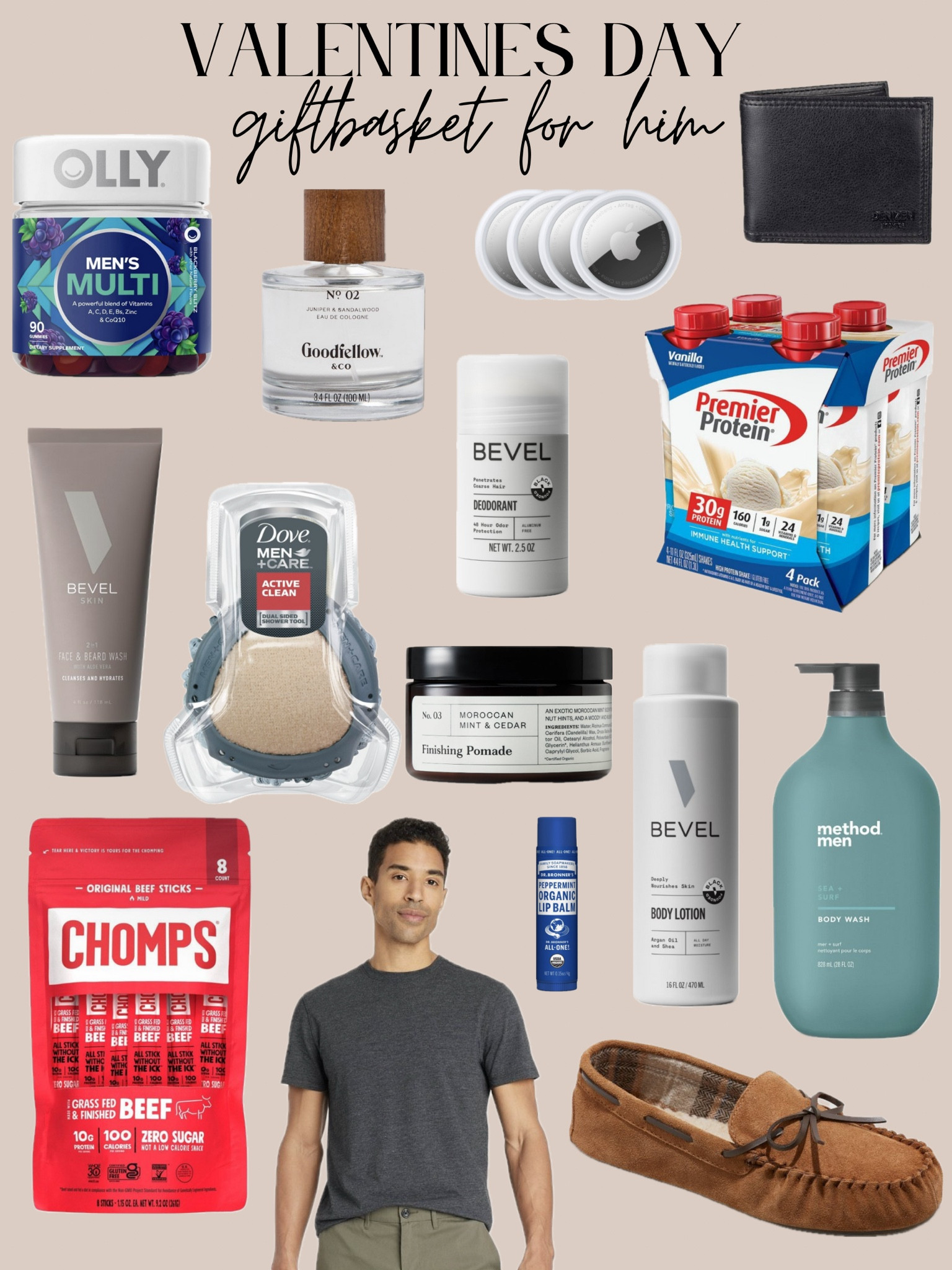 Valentine’s Day gifts — gift basket for him 🩵 

#LTKGiftGuide #LTKfindsunder50 #LTKSeasonal