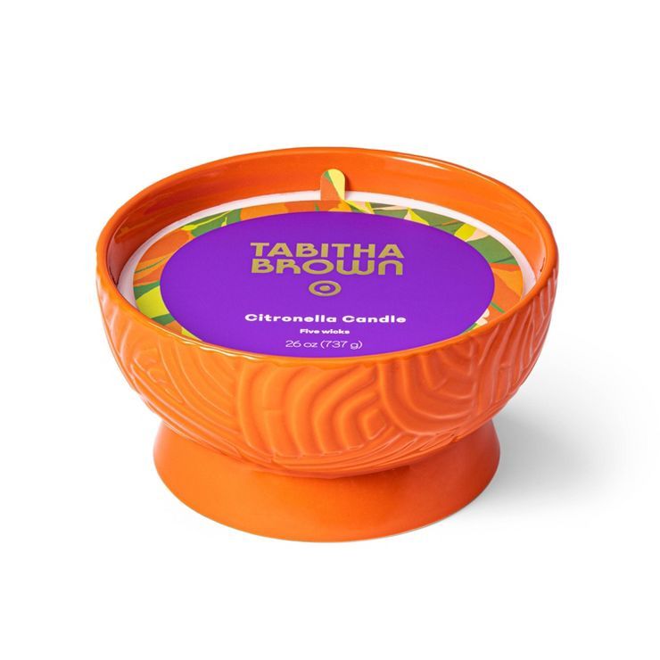 26oz Citronella 5-Wick Candle - Tabitha Brown for Target | Target