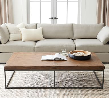 Malcolm 72" Rectangular Coffee Table | Pottery Barn (US)