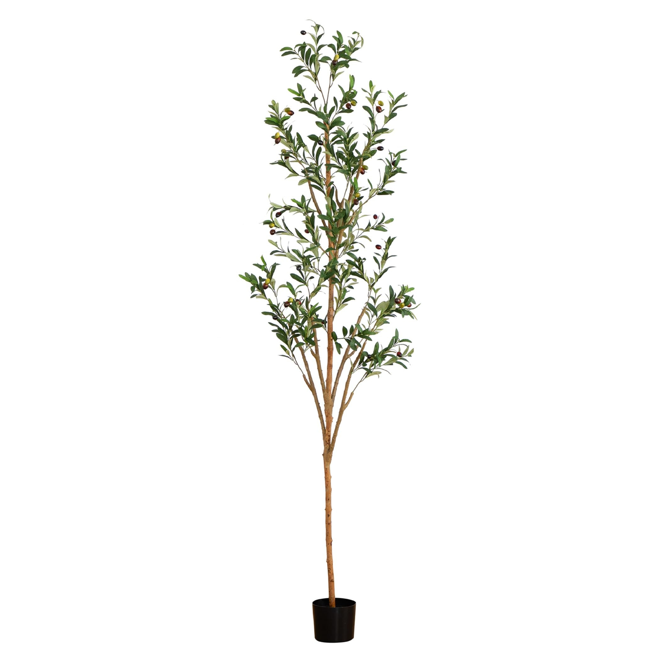 Nearly Natural Olive Tree Artificial Indoor 7FT Tall Silk Faux Olive Tree for Home and Office Dec... | Amazon (US)