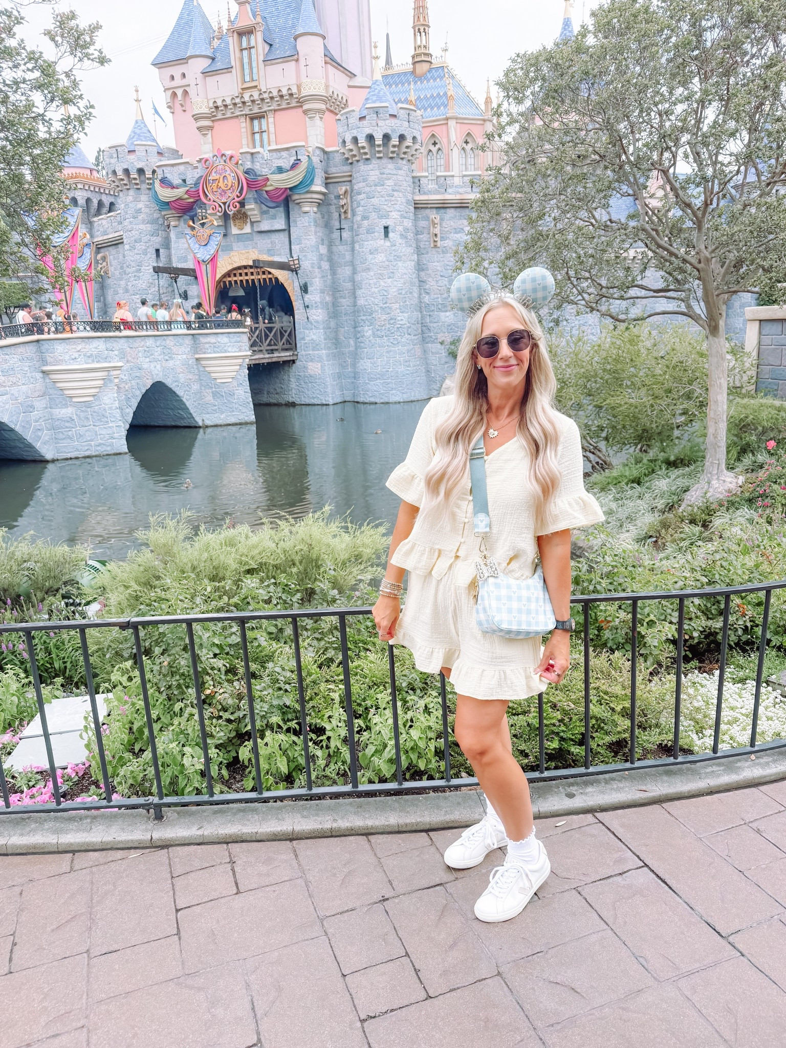 So many questions for links for this outfit I wore in Disneyland today! Wearing a small in the yellow Amazon set. 

#LTKOver40 #LTKFindsUnder50 #LTKFamily
