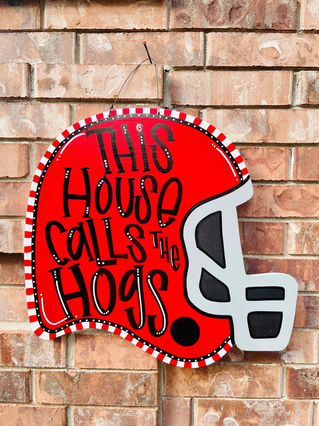 Football Door Hanger Football Wreath Football Decor - Etsy | Etsy (US)