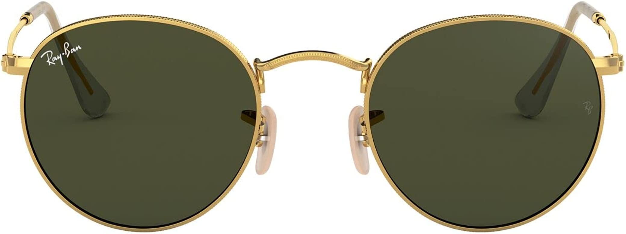 Ray-Ban Rb3447 Round Metal Sunglasses | Amazon (US)