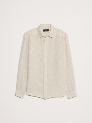 Slim Castello Linen Shirt | Banana Republic (US)