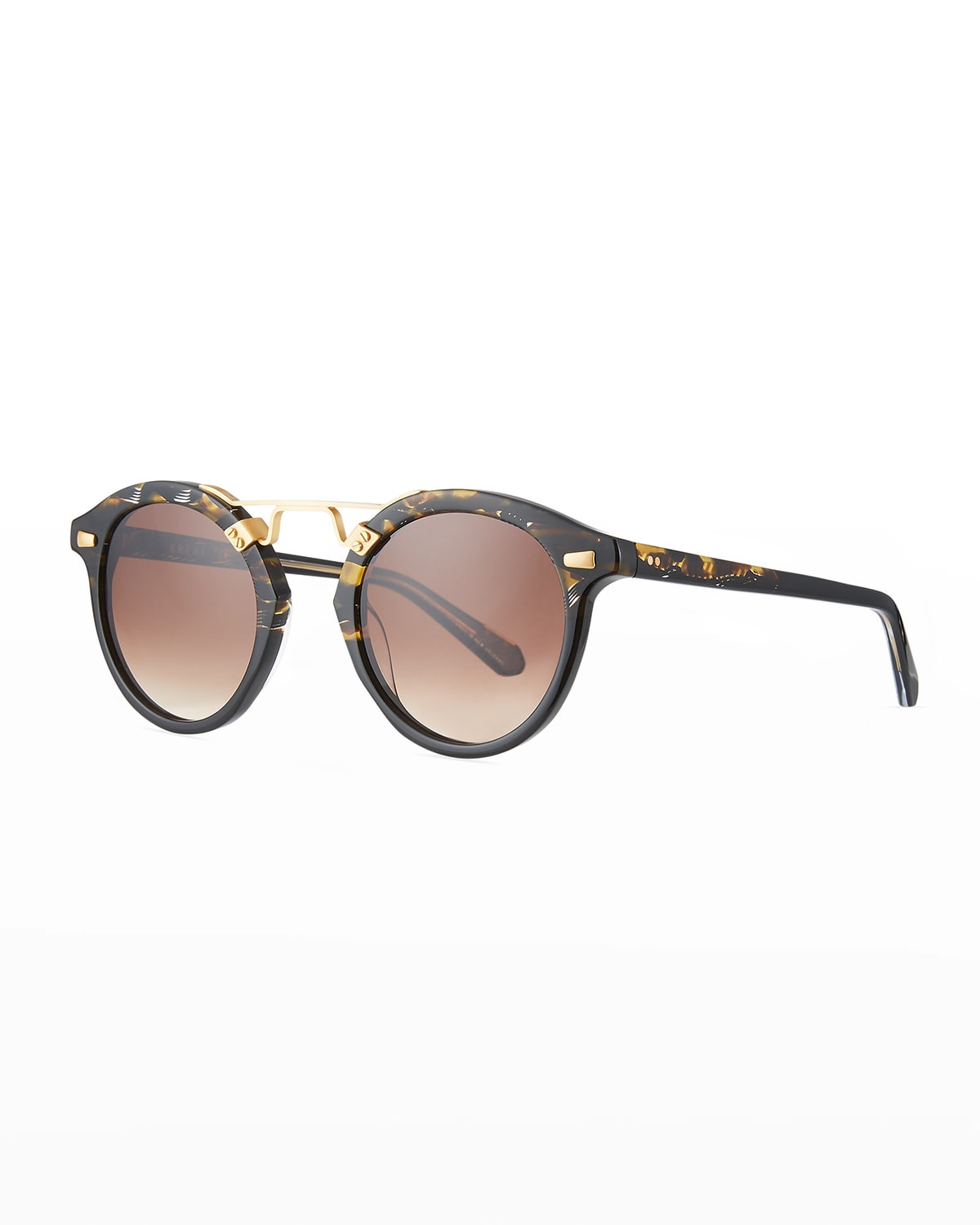 STL II Round Acetate Sunglasses | Neiman Marcus