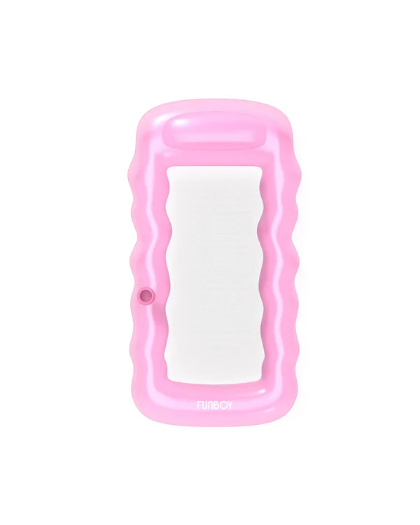 Clear Pink Mesh Lounger | FUNBOY