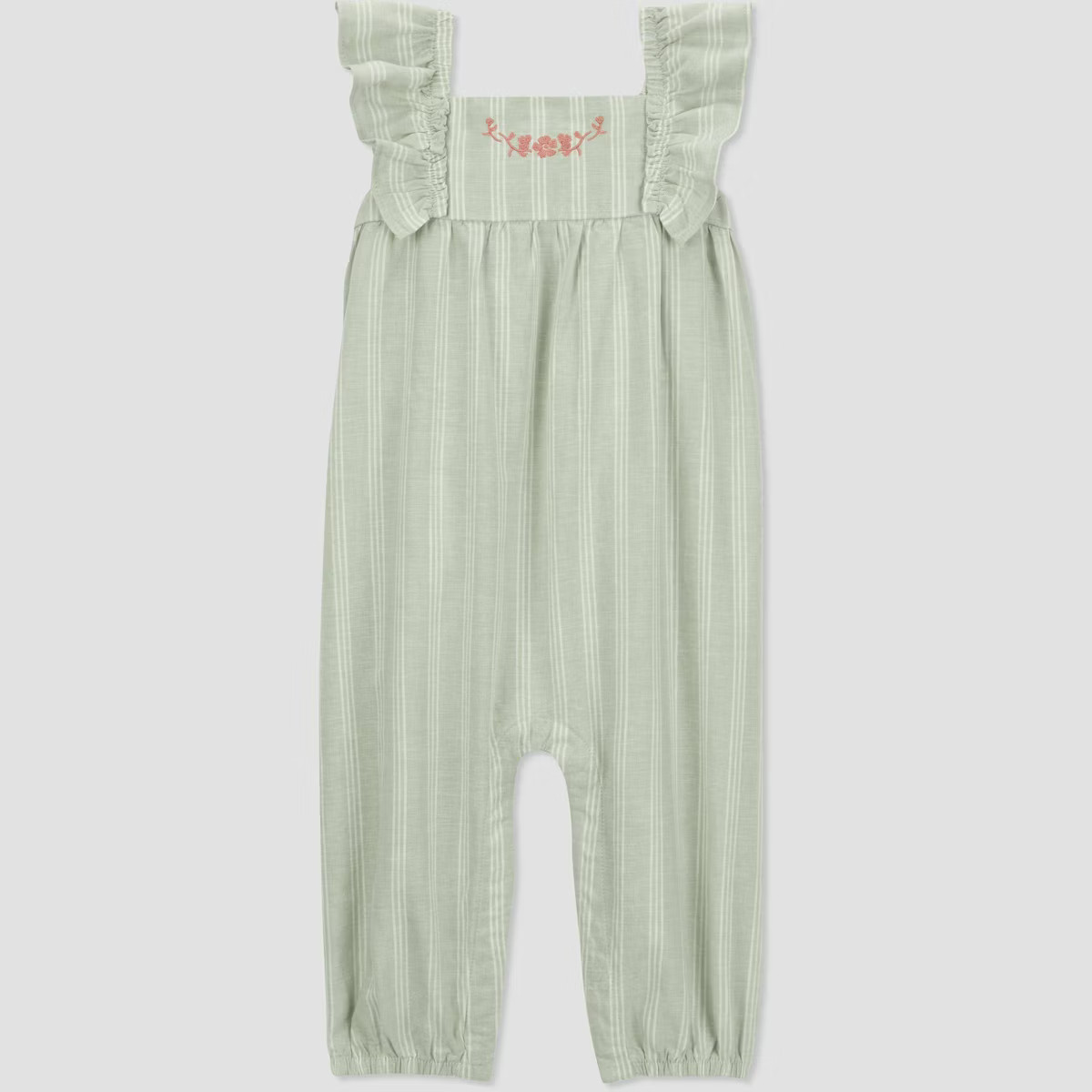 Carter's Just One You® Baby Girls' Floral Jumpsuit - Green | Target