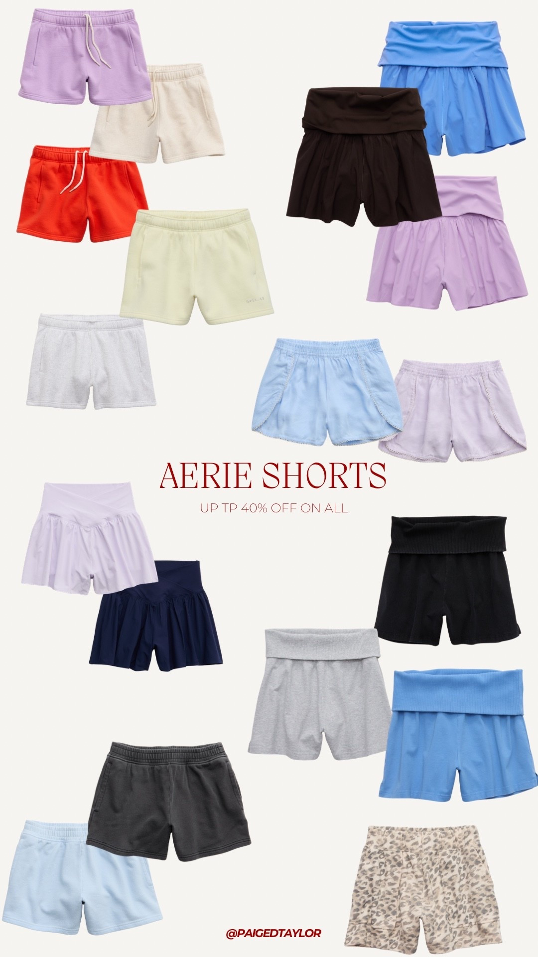 all aerie shorts are up to 40% off!!! 💛 i wear a size medium in their shorts! @Aerie 

#LTKSpringSale #LTKSaleAlert #LTKMidsize