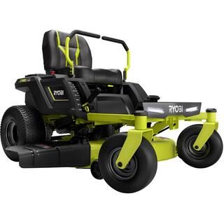 42 in. 100 Ah Battery Electric Riding Zero Turn Mower | The Home Depot