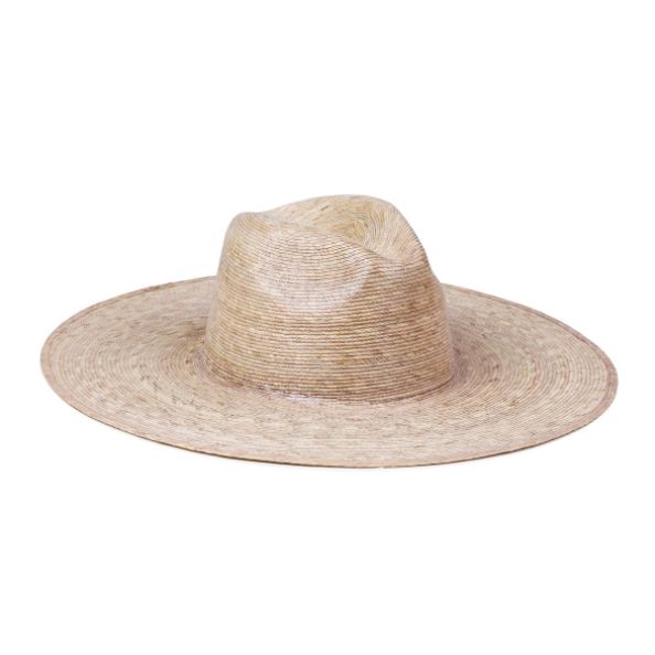 Palma Wide Fedora | Nickel and Suede
