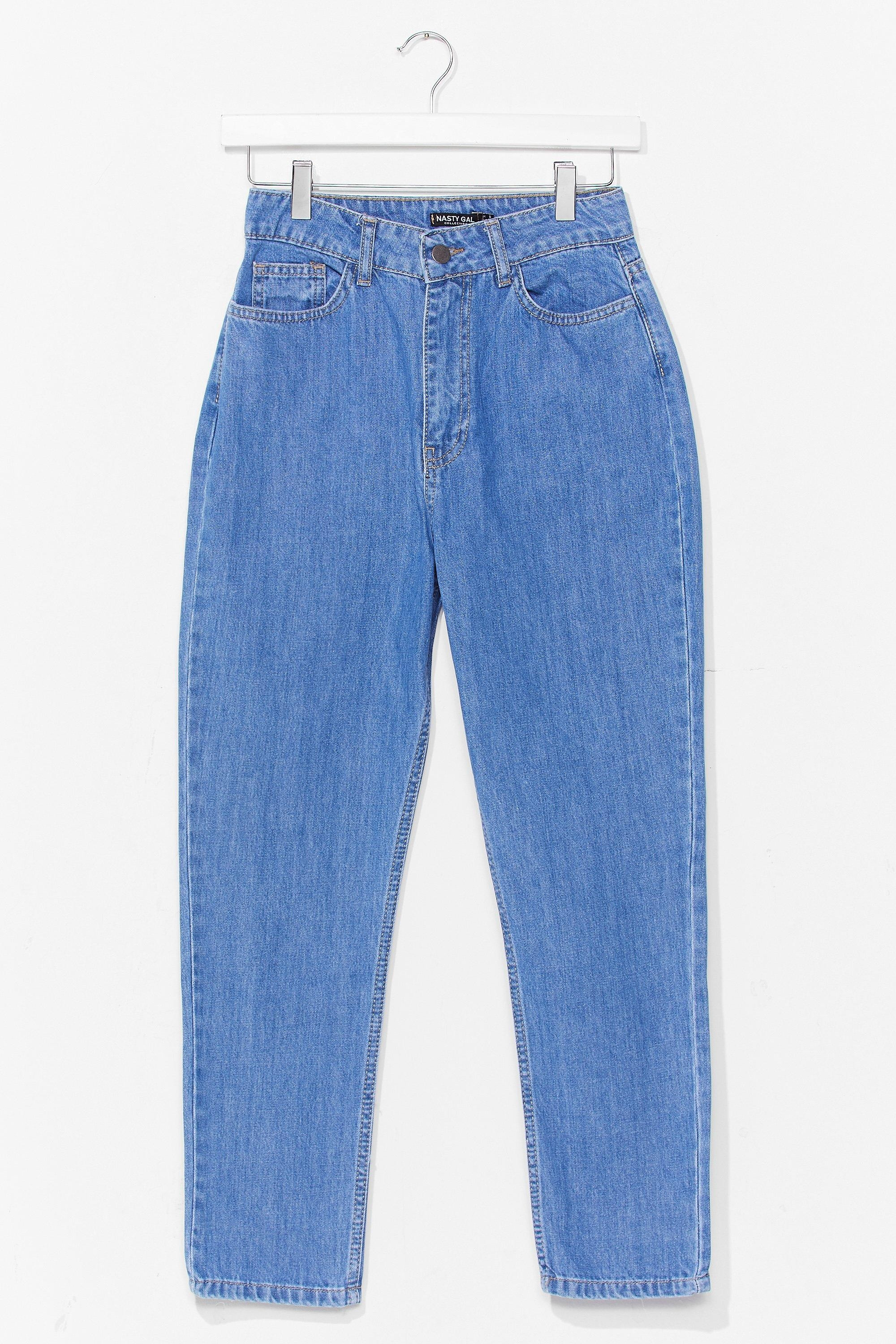 Womens Straight Leg Jean - Mid Blue | NastyGal (US & CA)