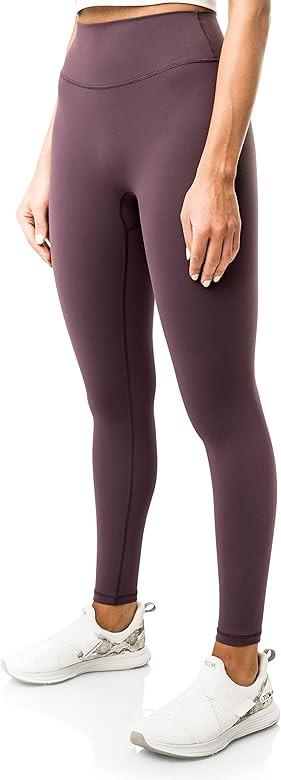 Kamo Fitness Serenity No Front Seam Leggings 25" Inseam Seamless Yoga Pants High Waisted Soft Wor... | Amazon (US)