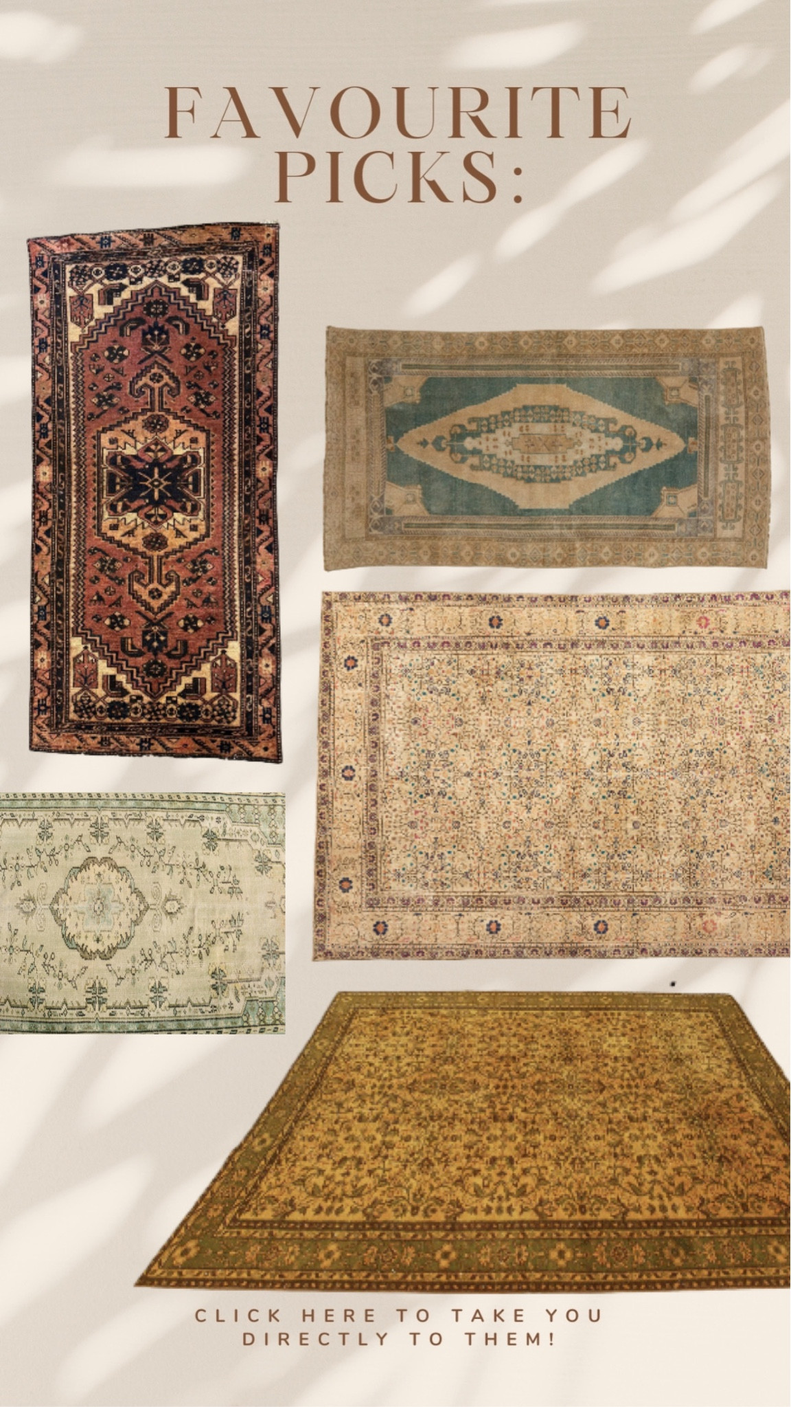 Vintage rugs!