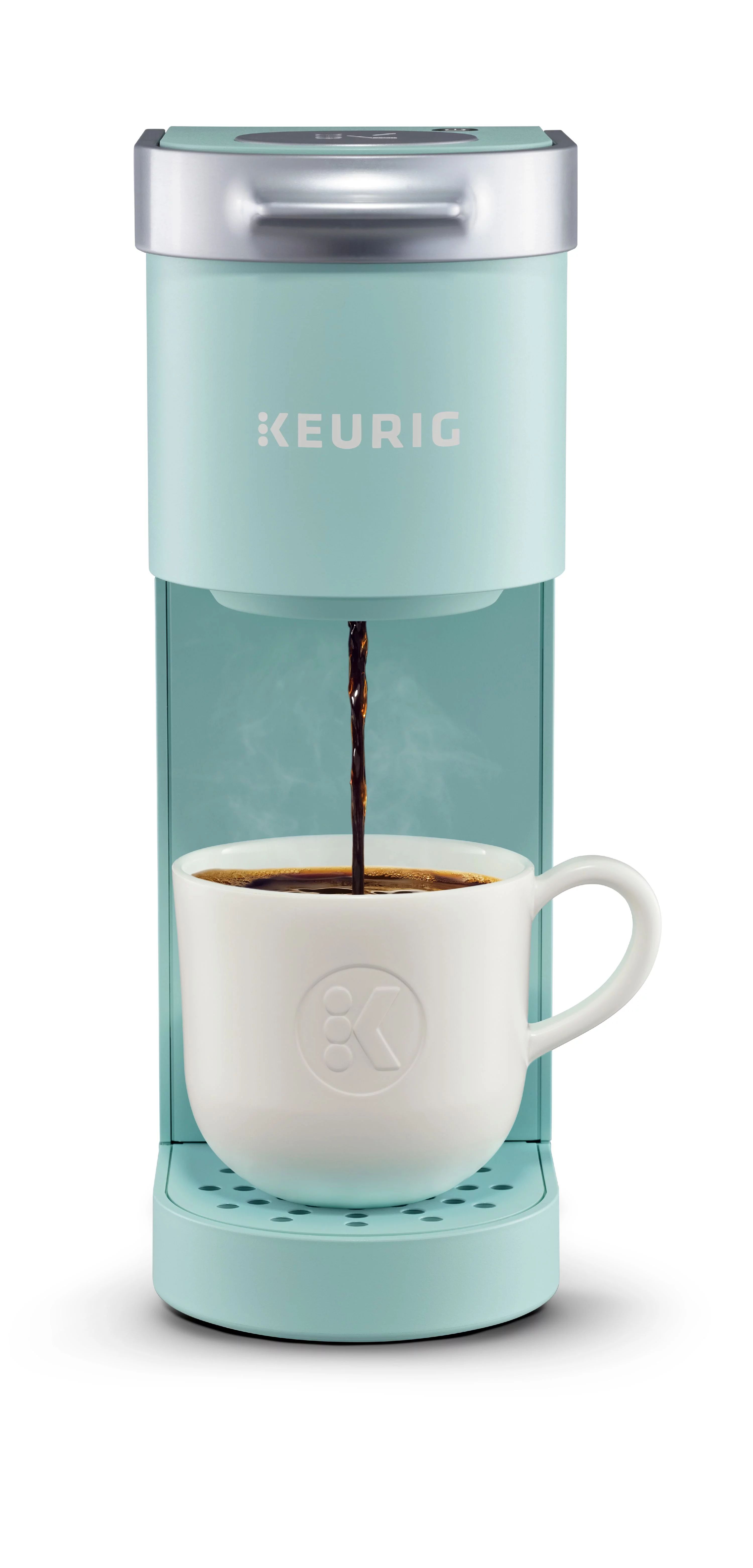 Keurig K-Mini Single Serve K-Cup Pod Coffee Maker, 6 to 12 oz. Brew Sizes, Oasis | Walmart (US)