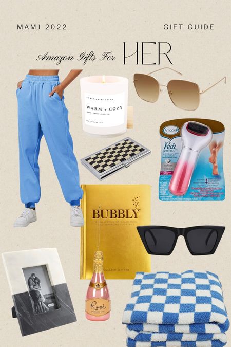 Amazon gifts for her under $30!! The sweatpants fit big but they’re sooooo comfy!!! #meandmrjones 
Amazon gift guide 
Amazon sunglasses 
Amazon stocking stuffers 

#LTKunder100 #LTKGiftGuide #LTKunder50