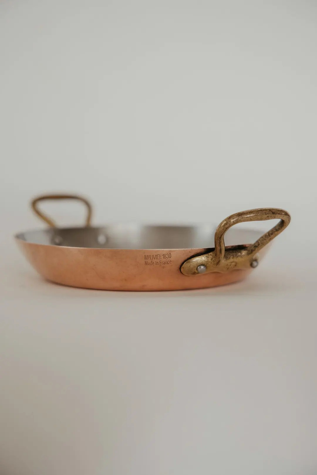 Vintage French Marvel Copper Gratin Pan with Brass Handles 6.5" | Etsy (US)