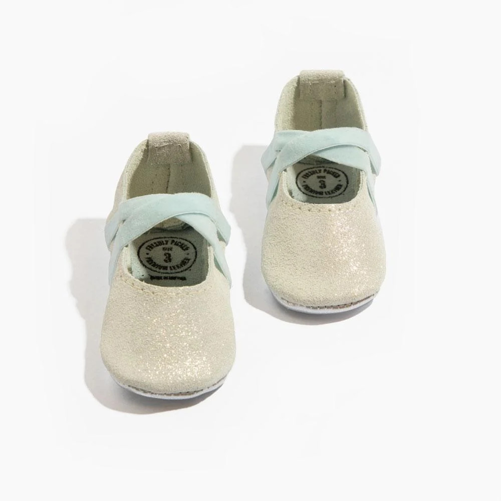 Glass Ballet Slipper Baby Shoe | Freshly Picked