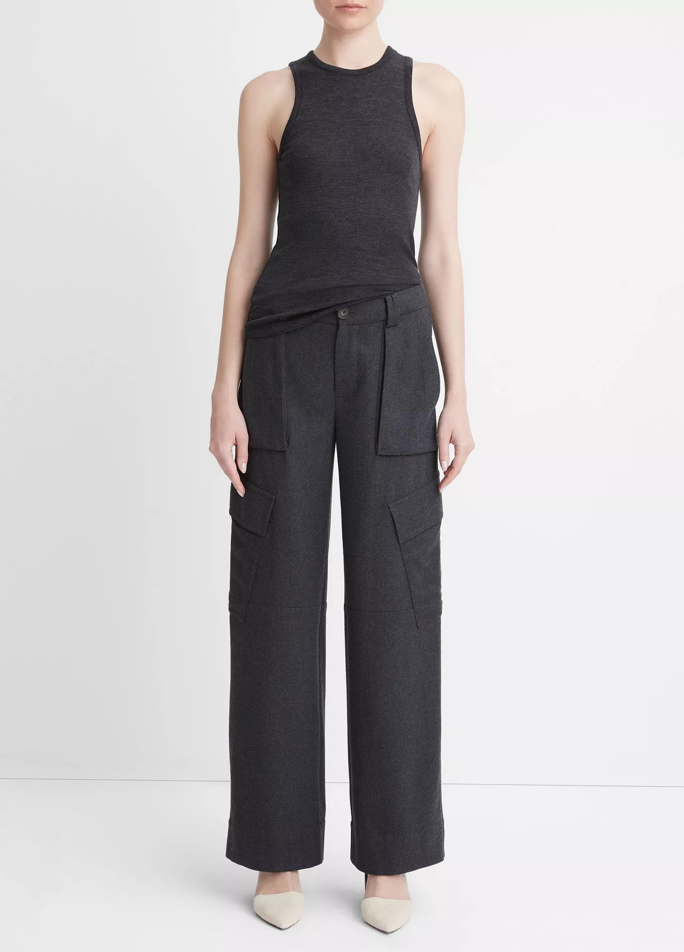 Wool High-Neck Tank | Vince LLC