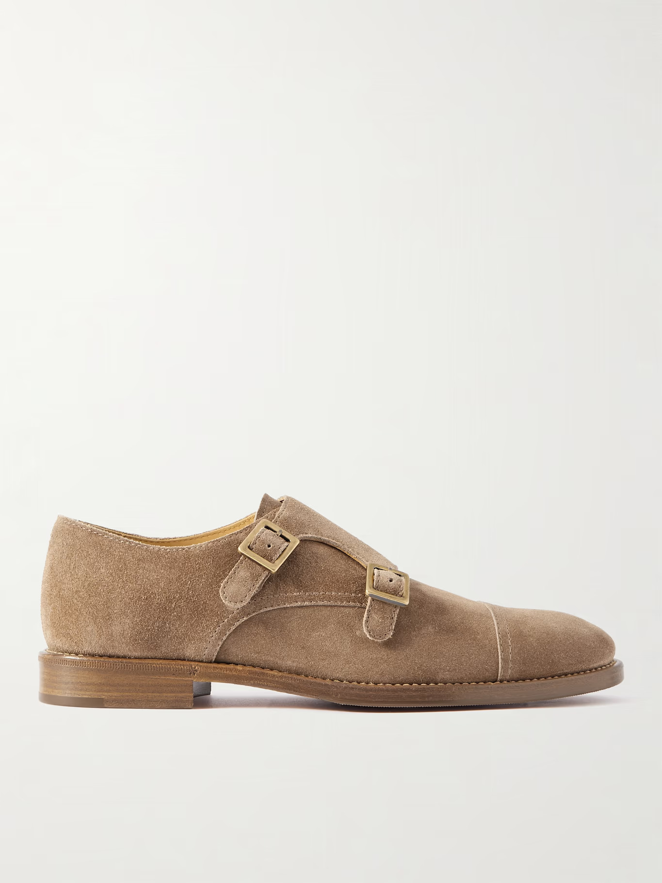 Suede Monk-Strap Shoes | Mr Porter (UK)