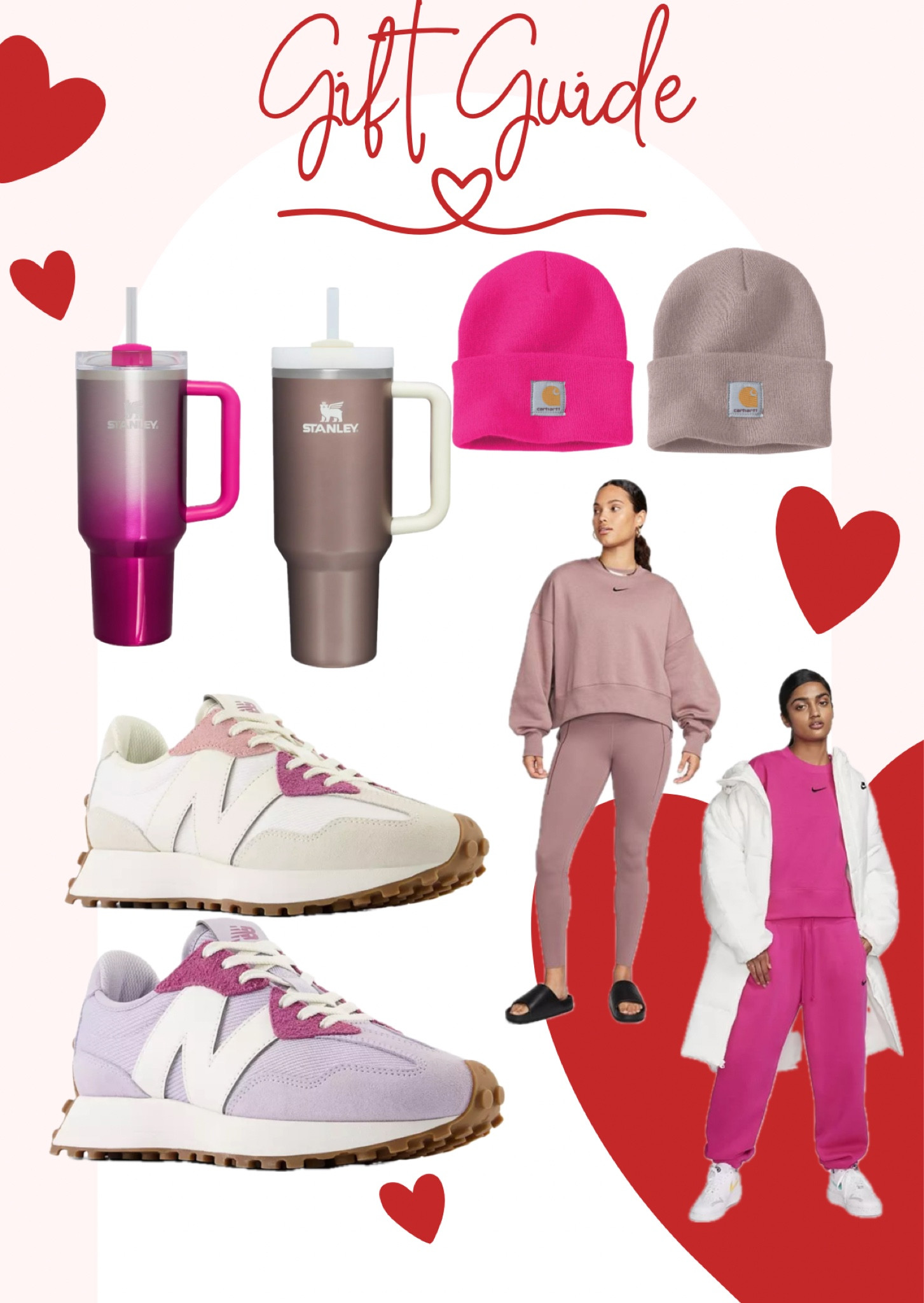 Valentine’s Day Gift Guide For Her
Stanley Cup 40oz
New Balance 327
Carhartt Beannie
Nike Louge Wear

#LTKSeasonal #LTKGiftGuide #LTKshoecrush