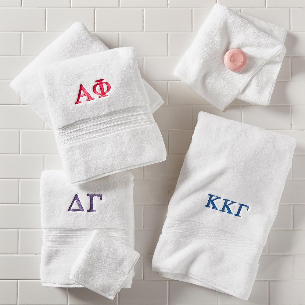 Sorority Hydrocotton Bath Towels | Pottery Barn Teen