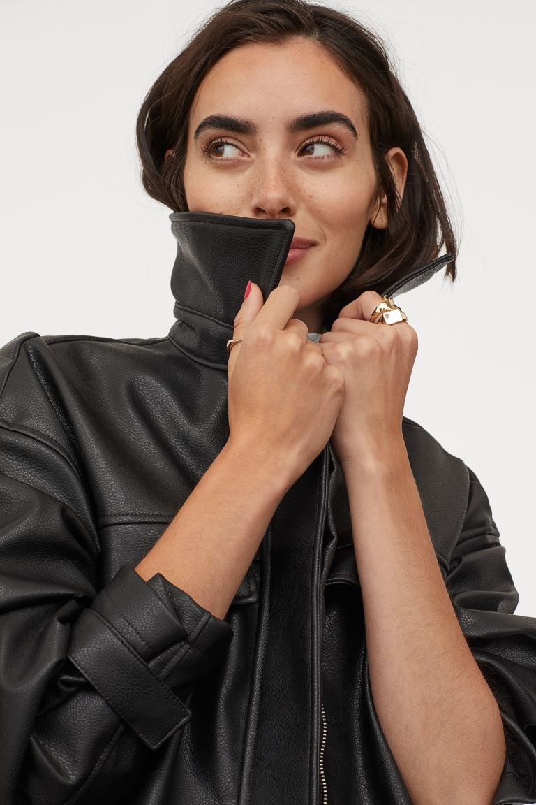 Faux Leather Jacket | H&M (US + CA)