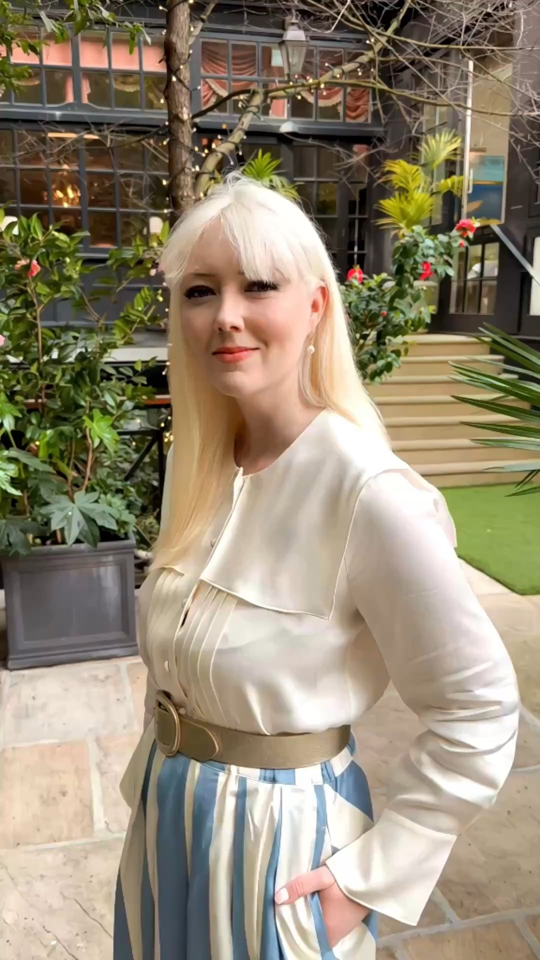 Nautical vibes for spring transitioning ⚓️ 

Sailor Collar Cream Blouse - LK Bennett London

Blue / Cream Stripe Maxi Skirt - Weekend by Maxmara 

Gold Emilia Mary Jane Shoes - Augusta from Smallable

Mini Holly Bag in Blue - Tusting

Pearl Drop Earrings - Dower & Hall 

#LTKuk #LTKspring #LTKeurope